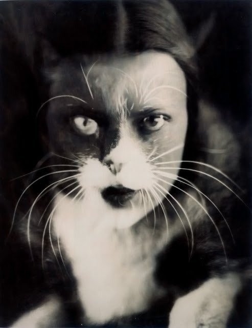 Cat and I, Wanda Wulz, 1932